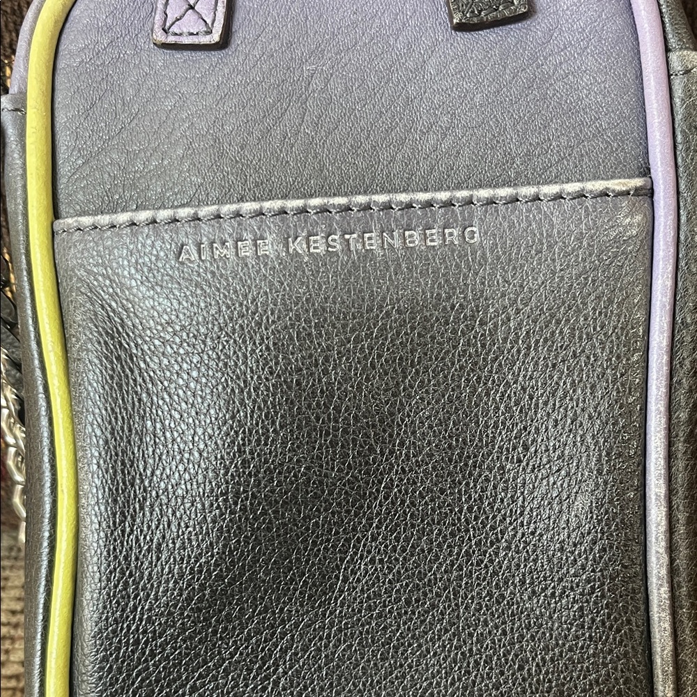 Aimee Kestenberg Yellow and Purple Crossbody Bag - Picture 6 of 16